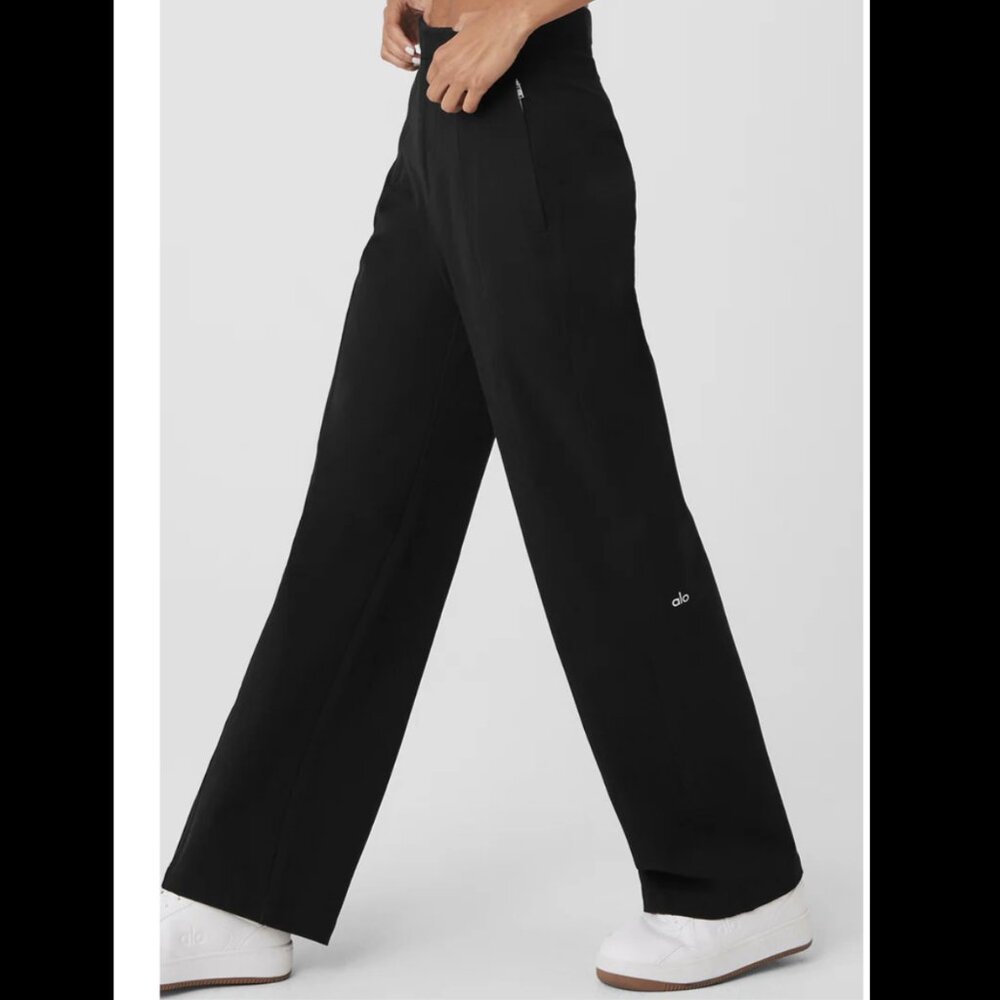 Alo High-Waist On Point Moto Trouser